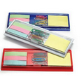 Combination Ruler w/ Sticky Notes/ Flags/ Paper Clip Tray